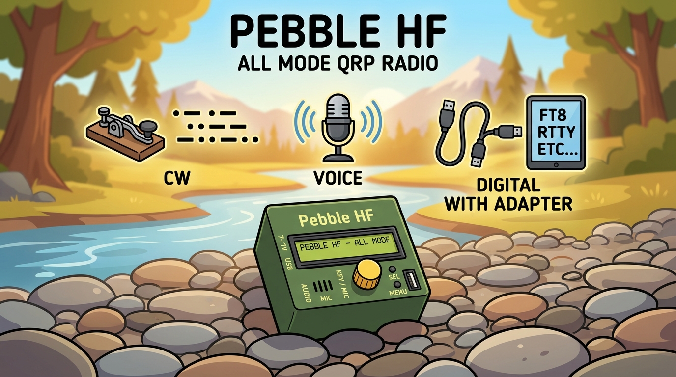 Pebble HF - All Mode QRP Radio
